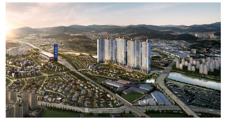  김해시 내덕지구 / 김해 장유역 한라비발디 센트로 개요 및 세대 평면안내