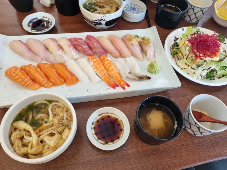  아차산역맛집 스시오리 2인 초밥세트 어린이대공원 갔다가 먹고왔어요