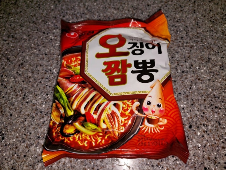  오징어 짬뽕 농심 라면 조리방법 칼로리 영양정보 및 맛있게 끓이는 법