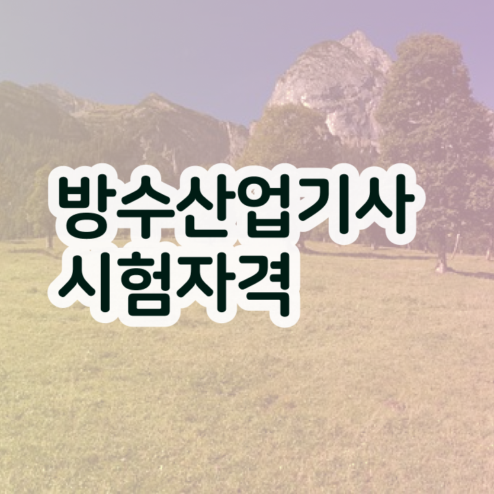  방수산업기사 취득자격 인강만 듣고 1학기에 준비했던 전략