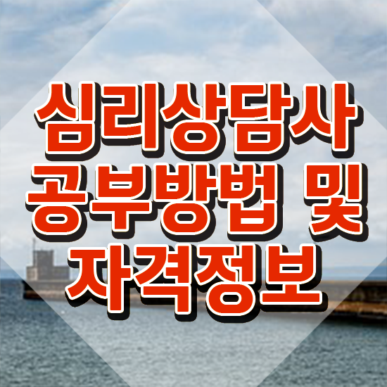  심리상담사 자격증 , 심리상담사 자격증 응시자격 없이 취득한 과정 , 경력 활용 방안