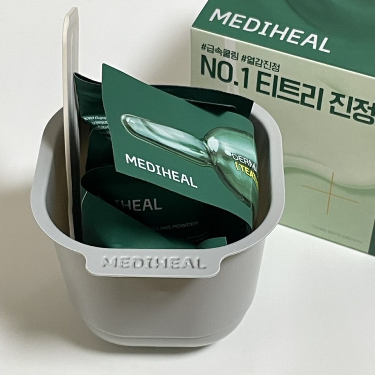  올리브영 일회용 모델링팩 메디힐 더마 모델링팩 티트리 후기