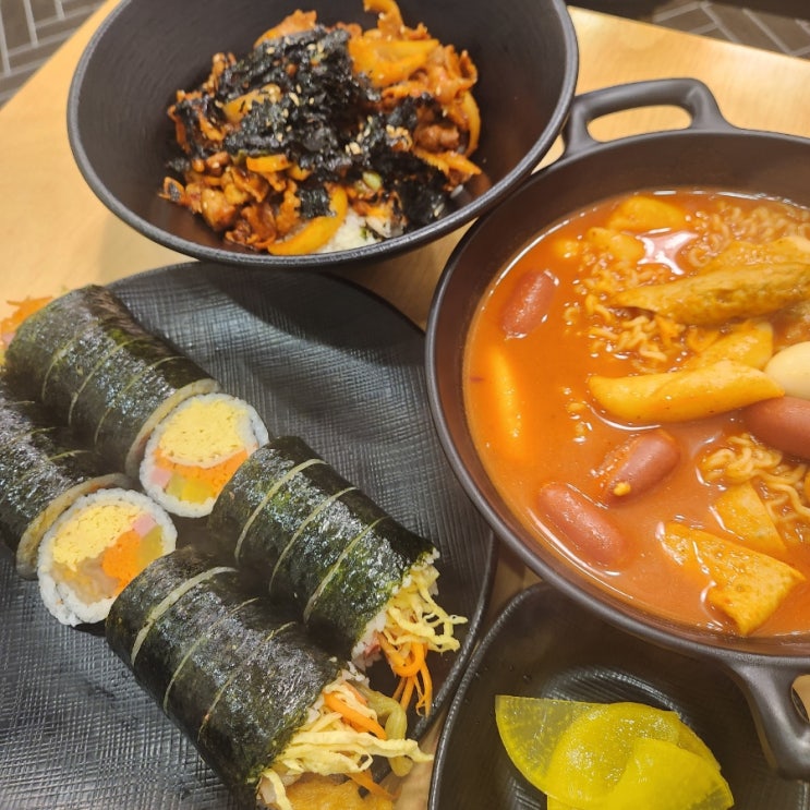  [인천 논현역 맛집] 가성비 분식집 블마김밥(마리 김밥, 계란 김밥, 묵은지 김밥)