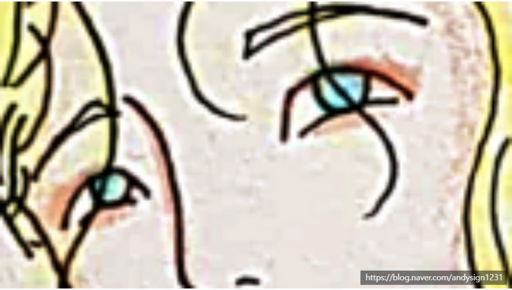  걱정과 생각이 너무 많은 사람 펜 색연필 인물화 그림 드로잉 일러스트 작품 그리기