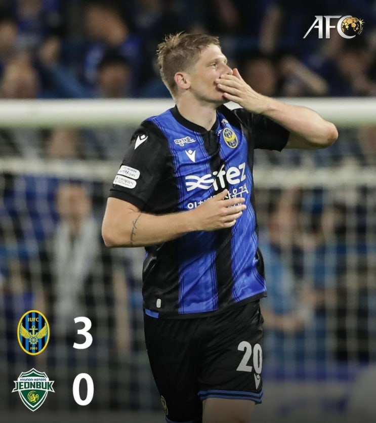 [K리그1] ‘추가시간 2골 맹폭격’ <b>인천</b>, <b>전북</b>과 홈 경기 3-0... 