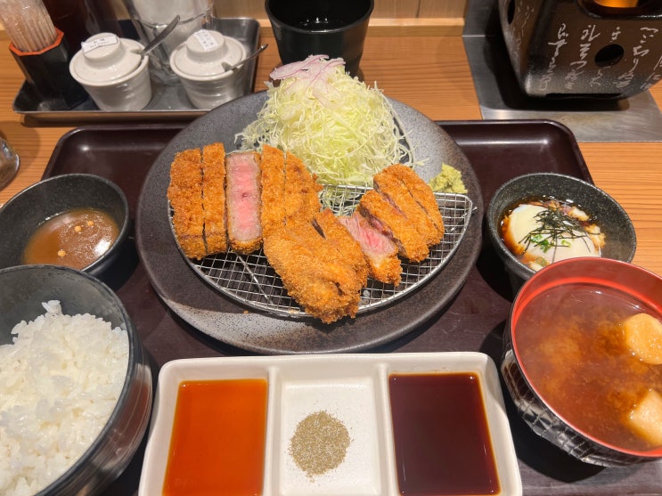  후쿠오카 텐진 교토가츠규 :: 규카츠맛집 메뉴추천 내돈내산