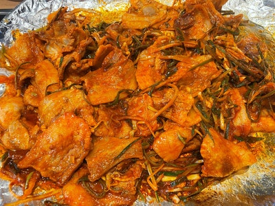 청주 성안길 맛집 학천불고기 목욕탕 컨셉 파불고기 후기