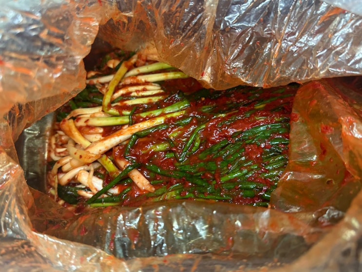  밥도둑 고구려푸드 쪽파김치 추천 양과 맛에 놀라고!