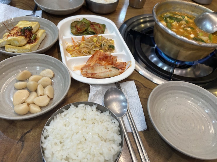  서울시 동대문구 용두동 명성식당(오늘의 메뉴-된장찌개)