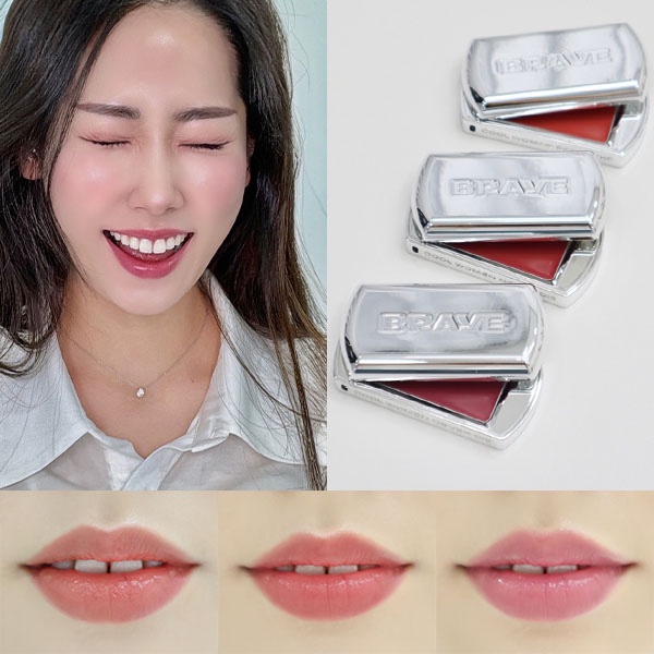  메이크업 똥손도 가능한 브레이 립슬릭 립앤치크밤으로 혈색있는 내추럴 데일리 메이크업 완성 (포쉬,세비,플러키)
