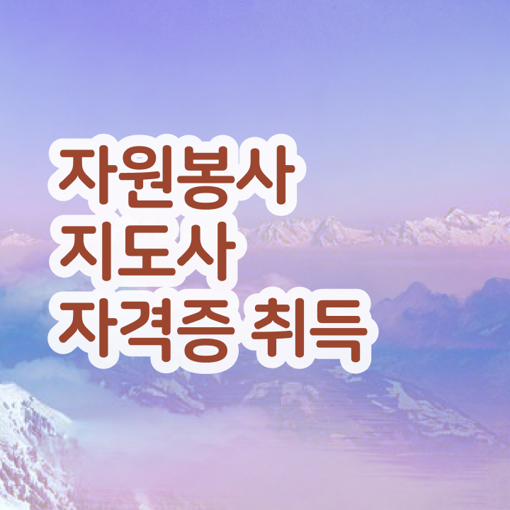  자원봉사지도사 시험과목 , 자원봉사지도사 자격증 15일 만에 합격한 팁 및 취업관련 정보