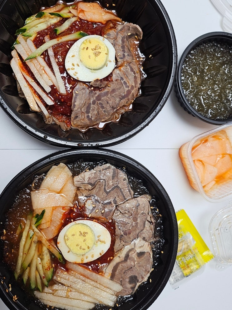  수성구맛집 냉면사관학교 물냉, 비냉 후기
