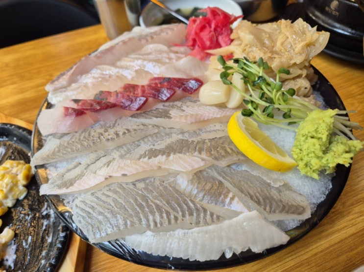  강남 횟집 맛집 도다리 활어회 활어회명인수산 활명수