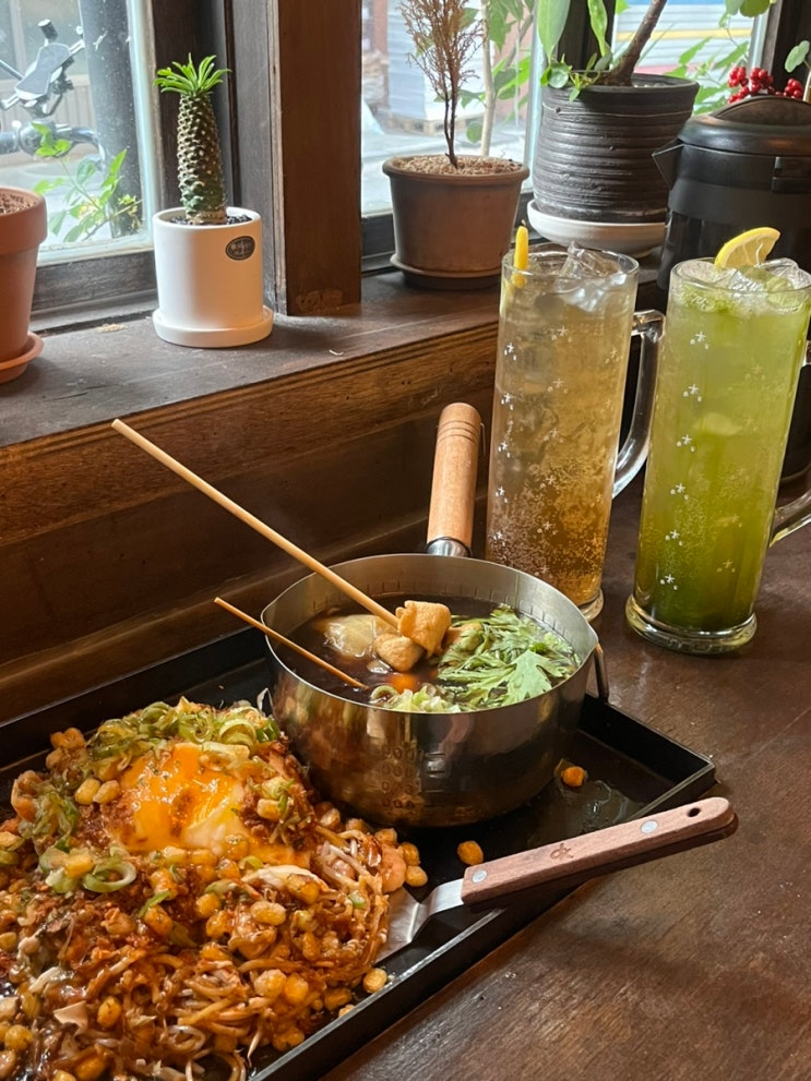  동역사/충무로역 가성비 맛집 추천: N번째 방문!오코노미야끼&오뎅샤브(+예약꿀팁)