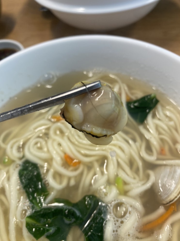  굴포천맛집 무강옥칼국수 시원한 국물, 바삭한 파전