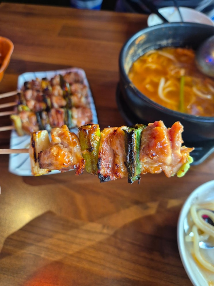 남구로역 술집,김치우동 닭산적이 맛있는 구로동 투다리