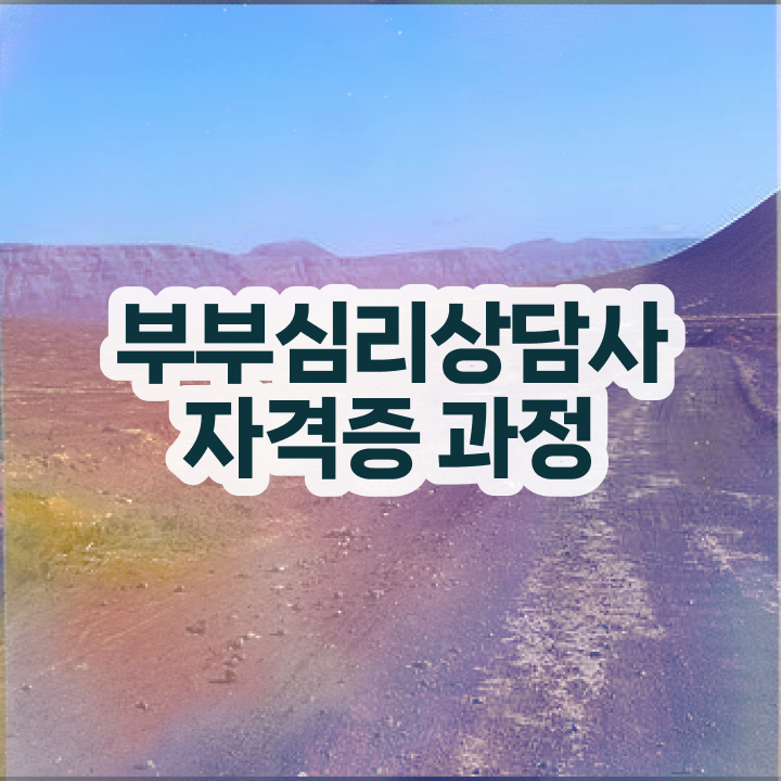  중구부부심리상담사 , 부부심리상담사 자격증 비용없이 온라인으로 합격한 비법 , 취업