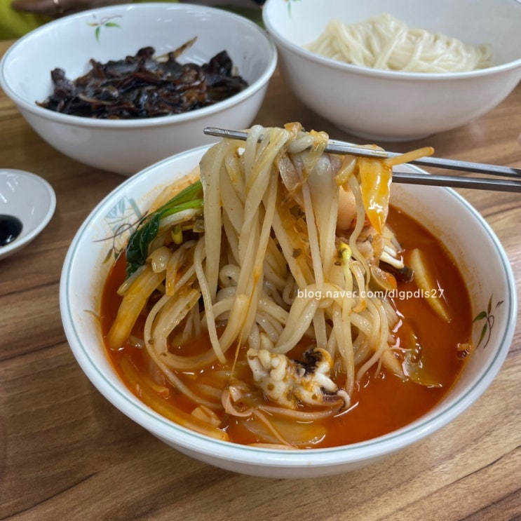 부평맛집 <b>김홍일</b>특허짬뽕마을에서 맛있는점심~