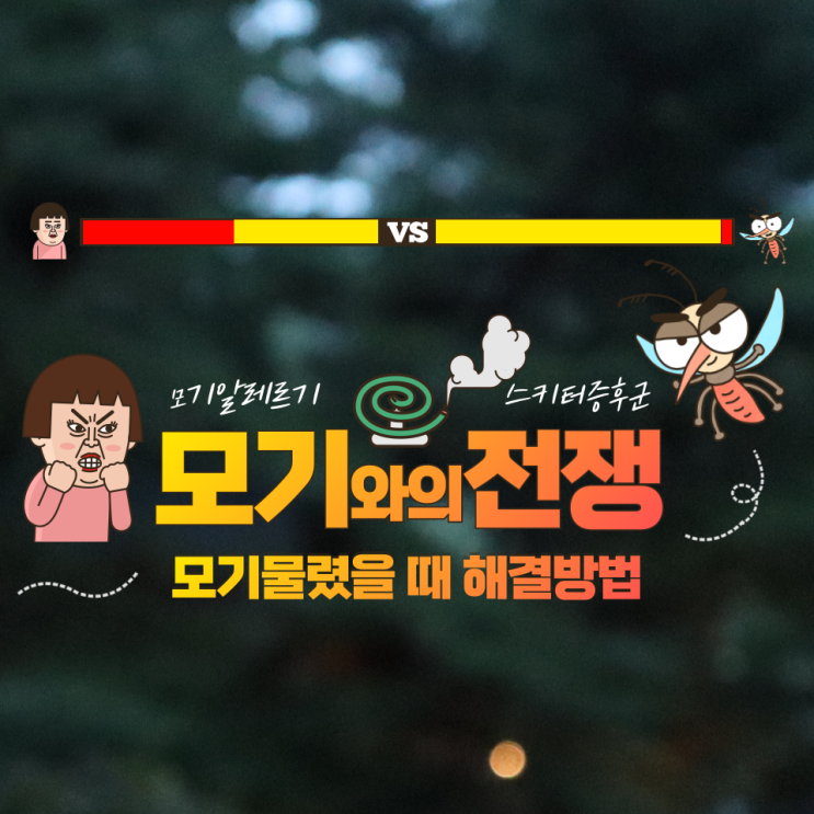  모기 물린 곳이 퉁퉁 부었다면 모기 알레르기 해결 방법(스키터 증후군)