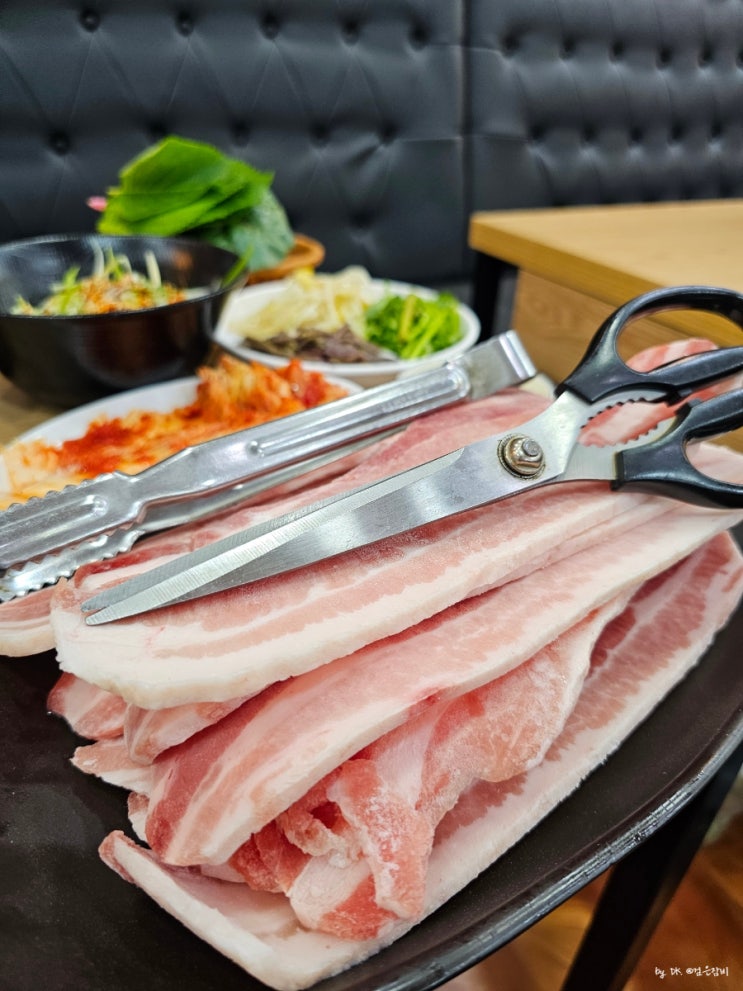  가성비 성남 고기집 황제부뚜막꿀꿀이 삼겹살 냉삼 맛집에서 저녁 먹었어요