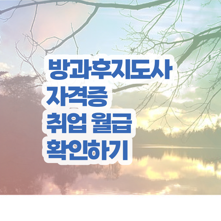  방과후교사자격증따는방법 , 방과후지도사 합격 후기 및 취득 후 전망