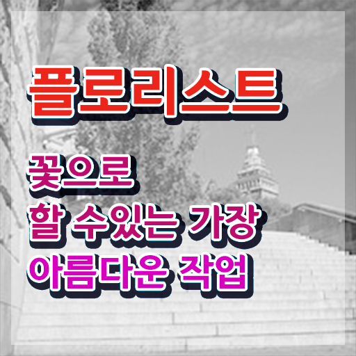  꽃꽂이클래스 , 플로리스트 자격증 학습 여기서 확인하세요