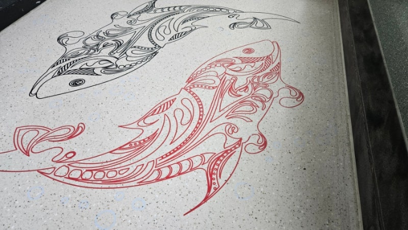 상업공간 상판 시공 사례 이미지 2