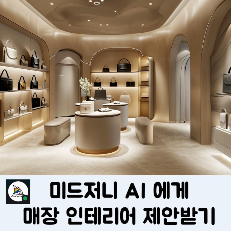 [미드저니 AI] 매장 인테리어 제안 받기