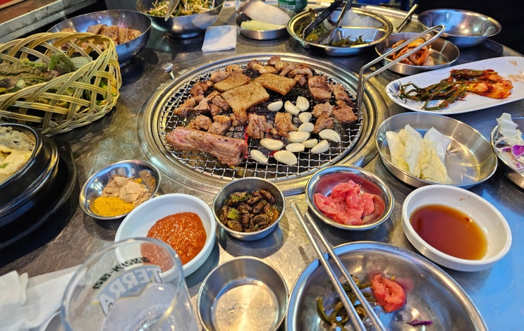  부산 남포 맛집 노상에서 먹기 좋은 요즘 날씨에는 부연숯불갈비