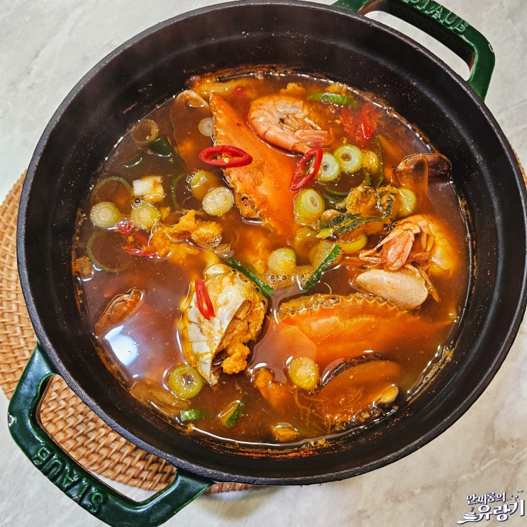  꽃게탕 끓이는법 제철 암꽃게 손질법과 새우 꽃게탕 레시피