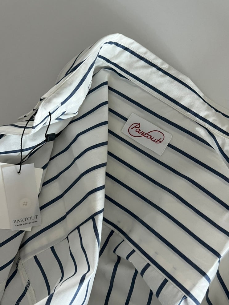  PARTOUT 파크투 스트라이프 셔츠 리뷰(mos shirt)