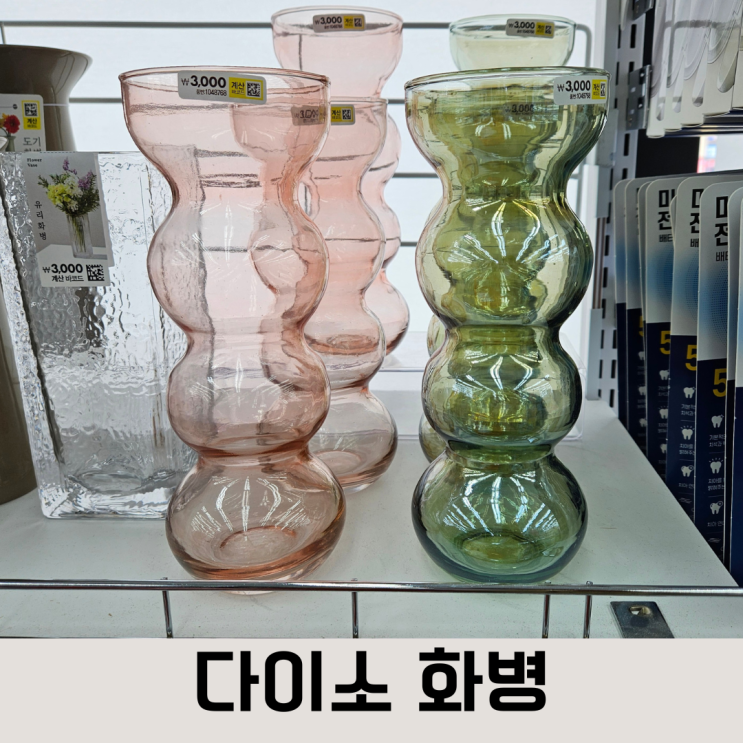  다양하고 저렴한 다이소 화병, 꽃병