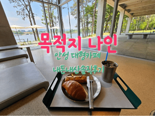  목적지나인 안성대형카페 내돈내산후기