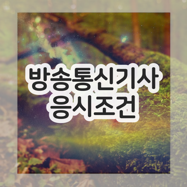  방송통신기사필기 방송통신기사 시험자격 온라인으로 단기간에 준비하는 노하우
