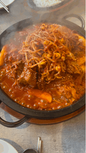  청주 오창 호수공원 맛집 매운 음식 추천 미미등갈비