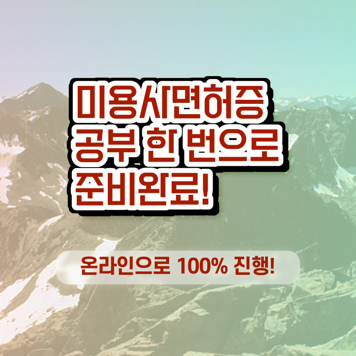  미용 4년제 대학 , 미용사면허증 쉽고 빠르게 딸 수 있었어요