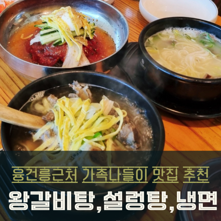  화성 융건릉 근처 맛집 우진국설렁탕냉면 가족나들이 코스 추천