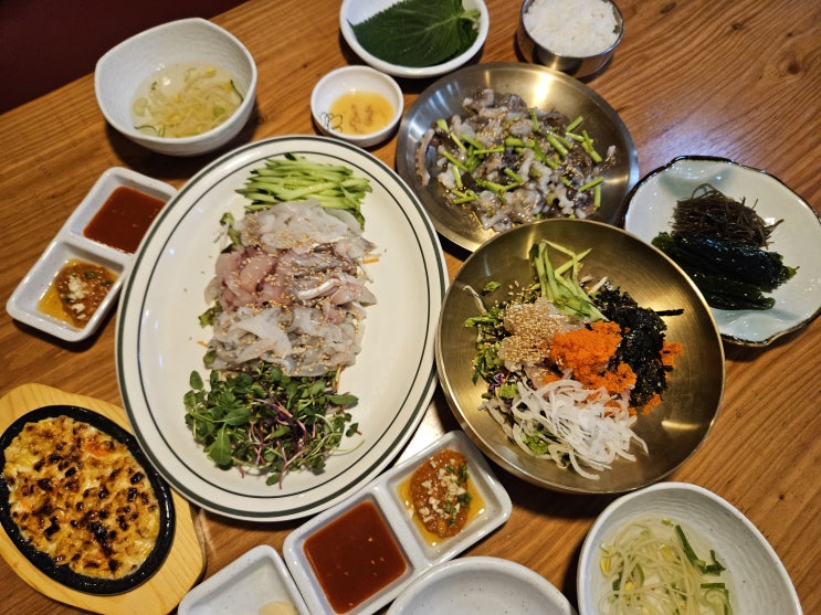  강남 막회 횟집 복돈이 막회 물회 육회 해산물 역삼본점