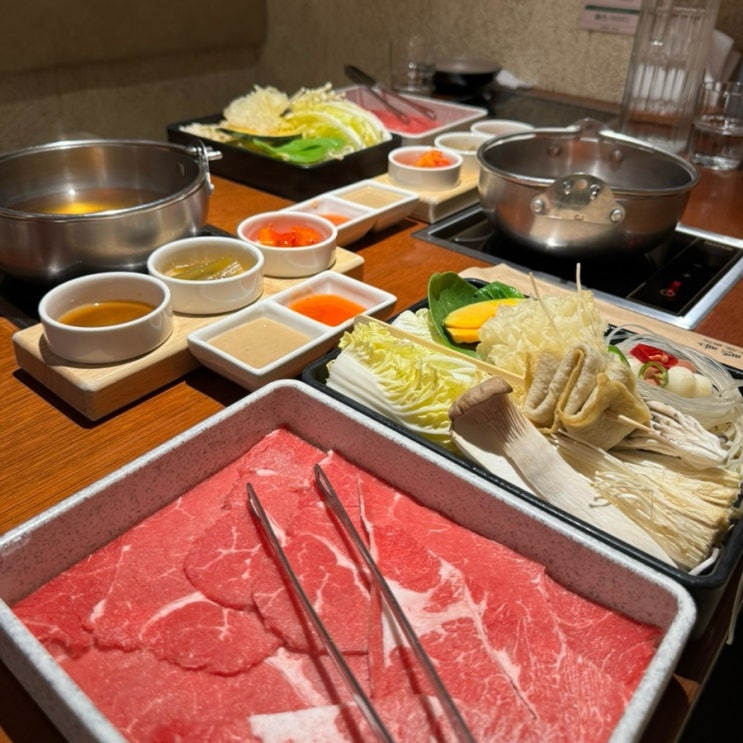  대구 삼덕동 샤브샤브 맛집 솔밭샤브 삼덕점