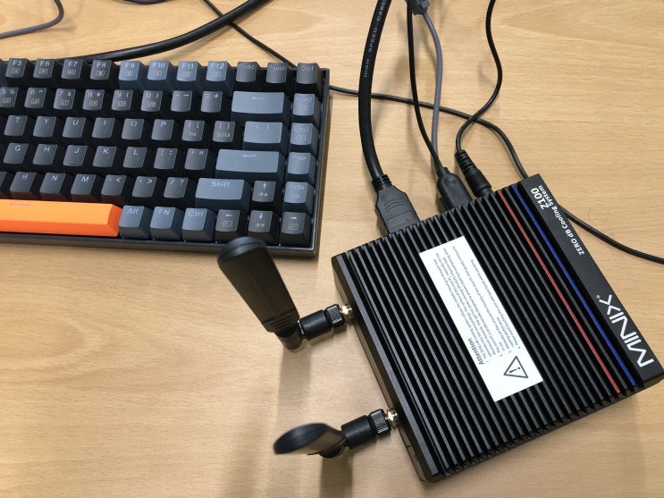 MINIX 미니PC를 활용한 핸드폰 원격데스크톱 접속 사용시 편리한 가상 핫키(FunctionKey 도우미) 사용방법