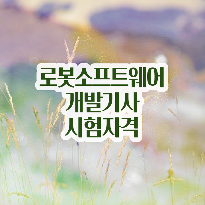  로봇소프트웨어개발기사 시험응시조건 인강으로 1학기 만에 완료한 팁