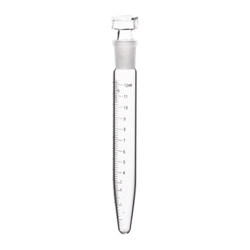  [유리초자] 유리 스토퍼 눈금 원심관 튜브 Graduated Centrifuge Tube with Interchangeable Stopper (Conical Bottom)