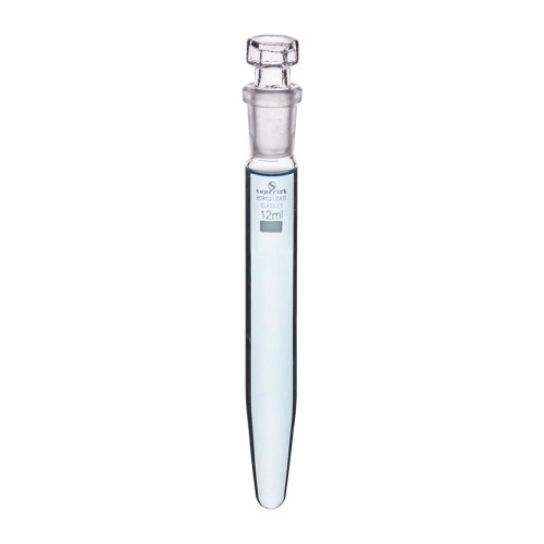  [유리초자] 유리 스토퍼 원심관 튜브 Centrifuge Tube with Interchangeable Stopper (Conical Bottom)