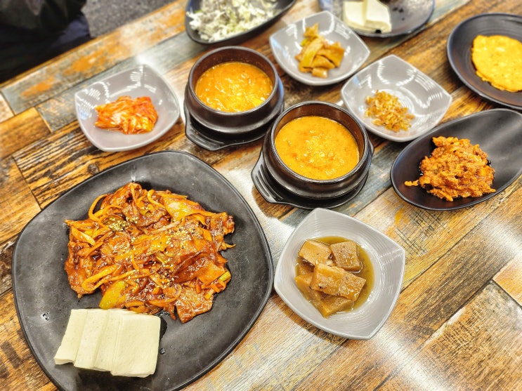  에버랜드 근처 맛집 오늘손두부 용인 한식 밥집 제육직화정식 먹었이요