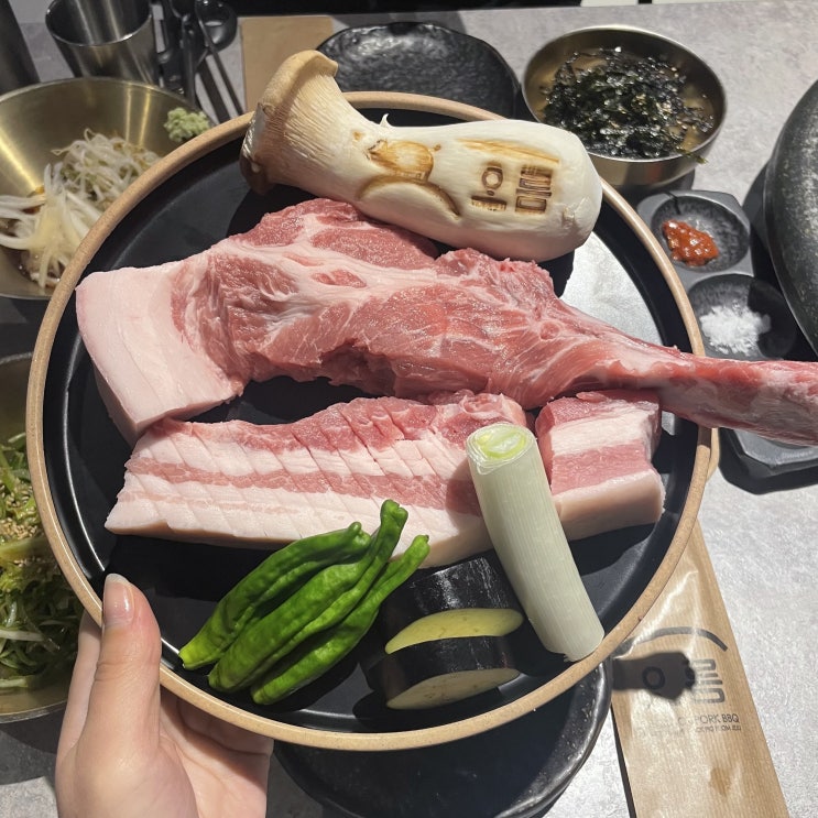  부산 명지 맛집 제주 흑돼지 숯불구이 전문점 '오름'