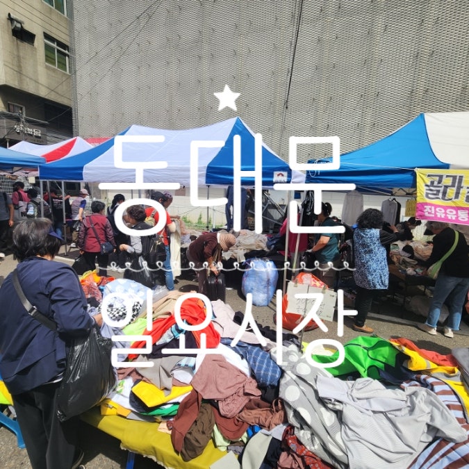 동대문 일요시장 위치 시간 주차 맛집 무료 꿀팁 총정리