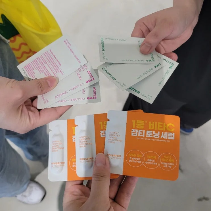  성수팝업:[주식회사 이니스프리 인턴라이프]후기/샘플받고 공병 꾸며요.