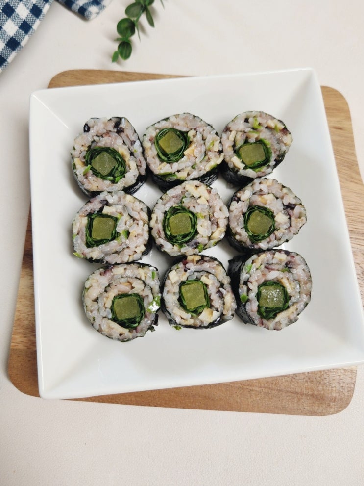  어묵 땡초김밥 만들기 수락도어부 즉석구이김 요리 청양마요 매운어묵김밥