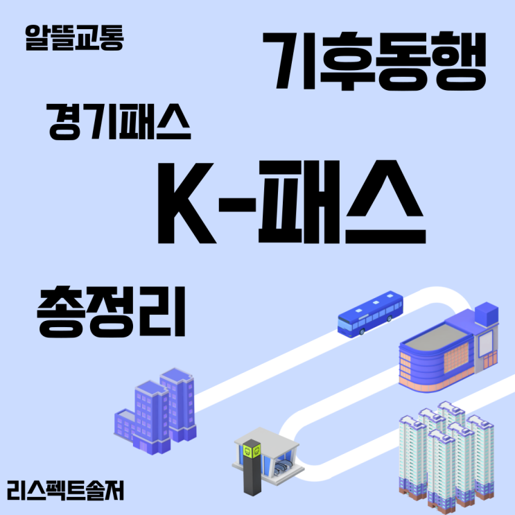  K패스와 기후동행카드, 경기패스 총정리(알뜰교통카드)(직업군인과 전역예정군인 필독)