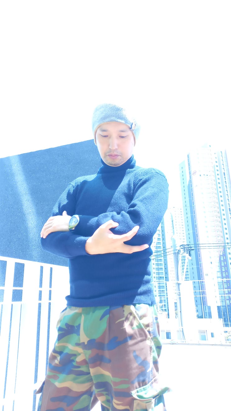  이탈리아 해군 터틀넥 스웨터